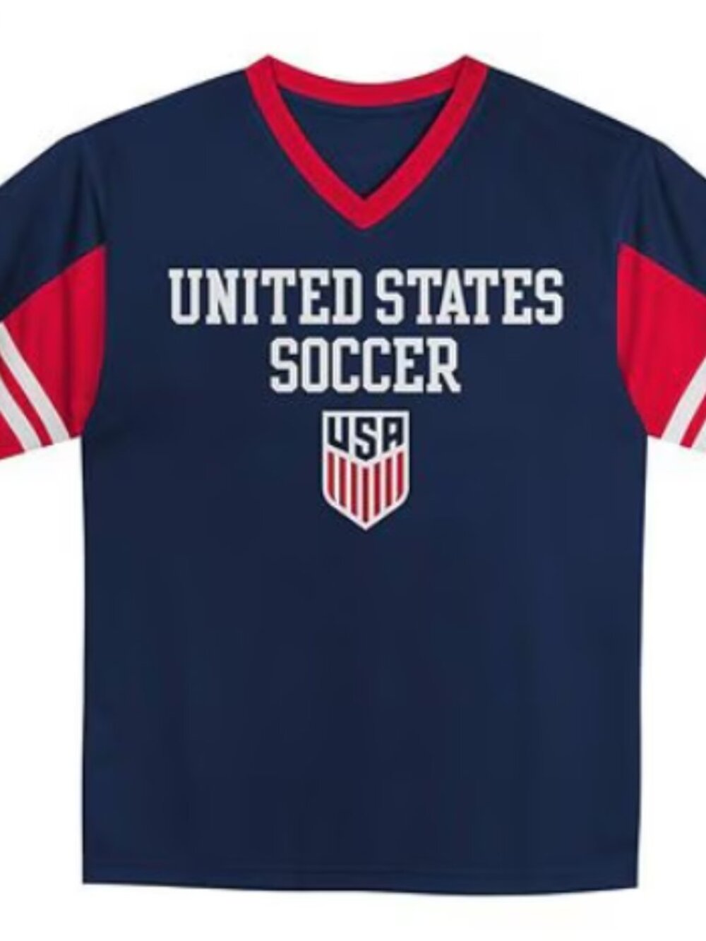 FIFA World Cup 2026 USA Performance Soccer Jersey T-Shirt Youth XL 16-18 Blue